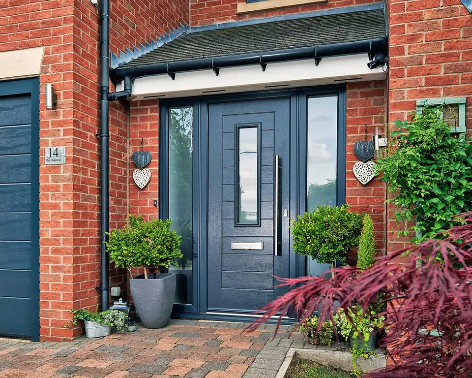 Grey Modern Composite Door