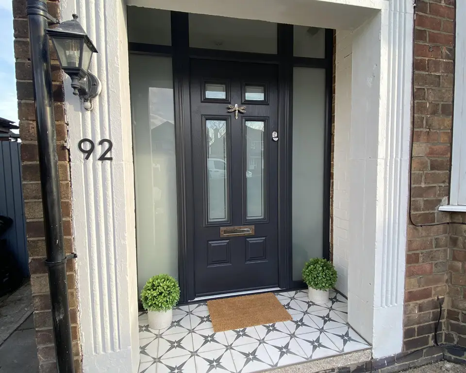 Grey Traditional Composite Door